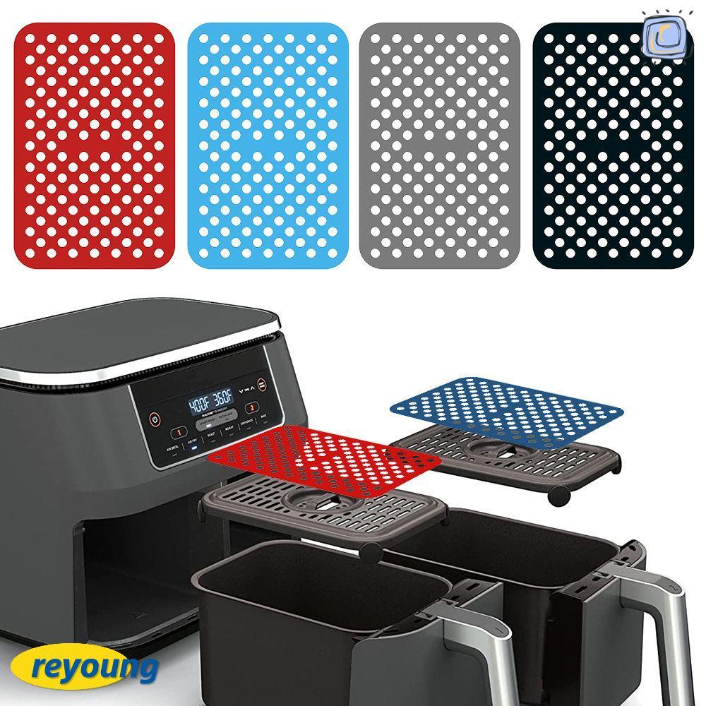 RYOUNG Air Fryer Mat Phụ kiện hình chữ nhật chống dính cho Ninja DZ201 Foodi cho Ninja Foodi DZ201