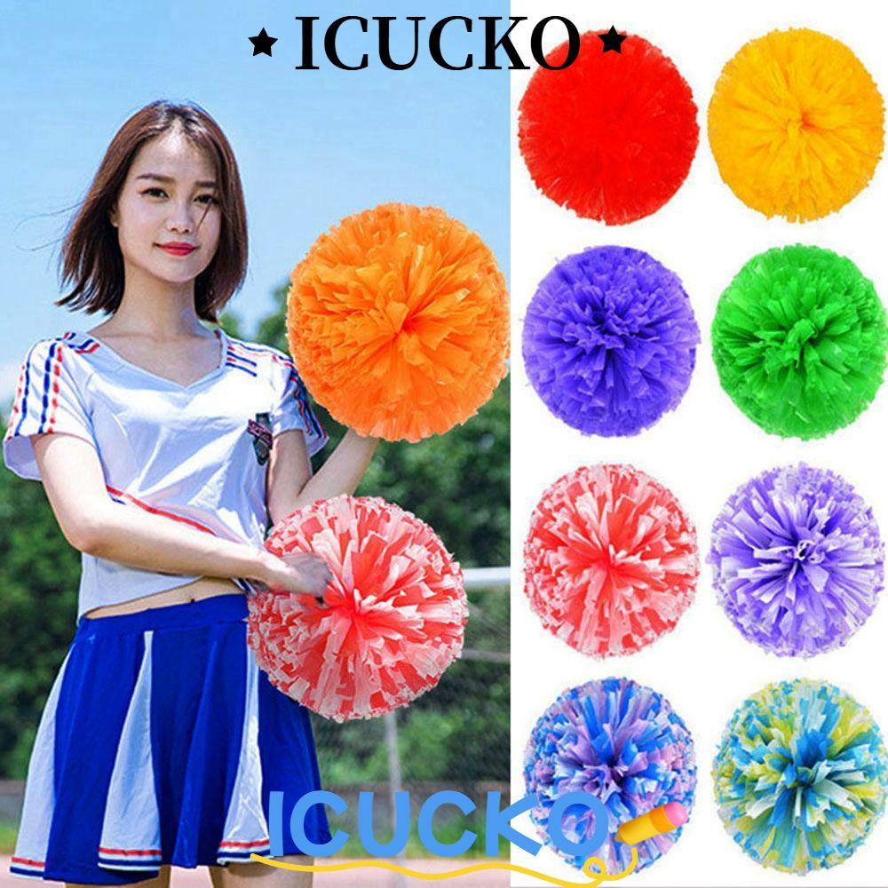 ICUCKO Cheerleader Pom Pom Cuộc thi hòa nhạc Hoa Fancy Club Đồ dùng thể thao