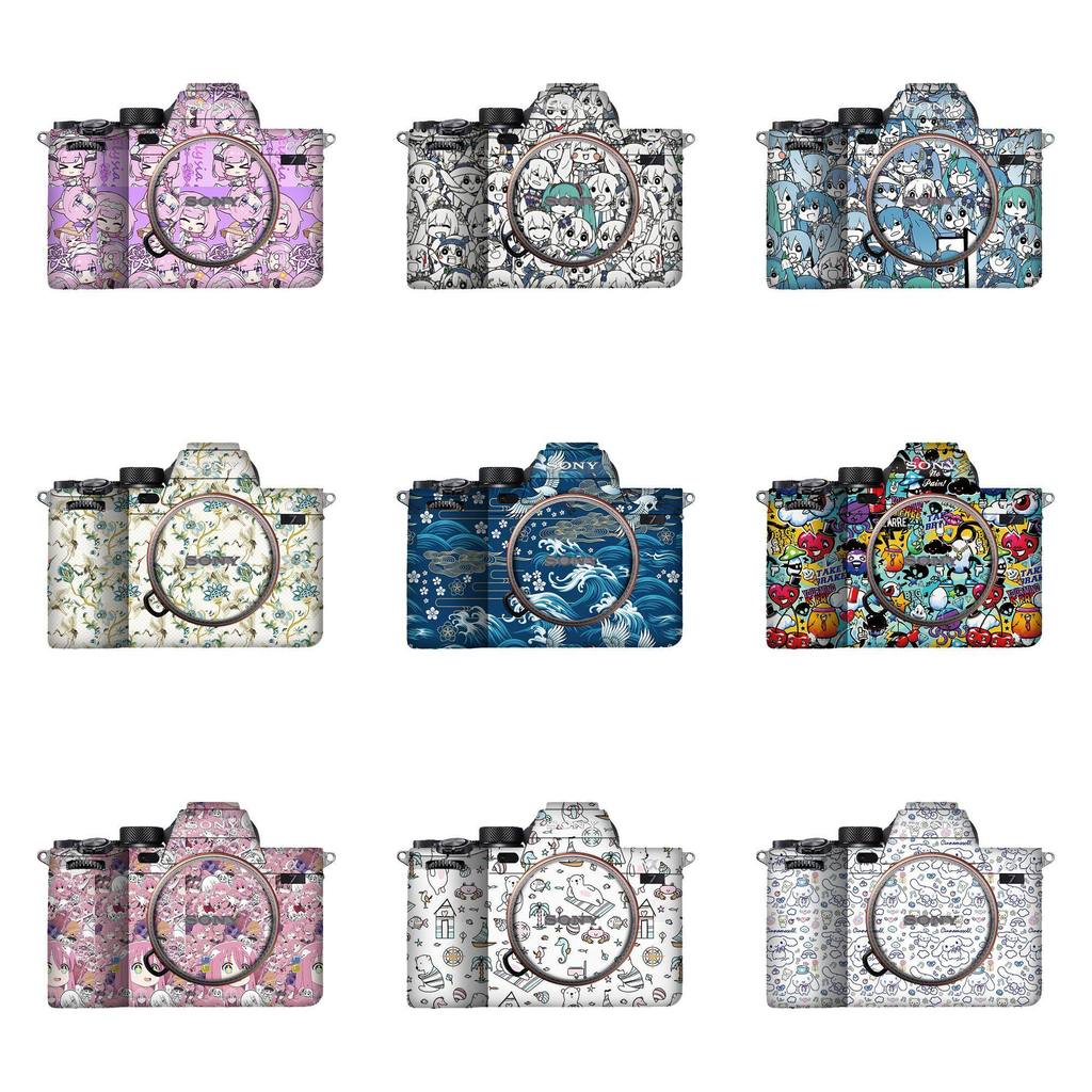 Đi Bộ Lừa Thích Hợp Cho SONY A7M5 Máy Ảnh Màu Da Bảo Vệ SONY a75 Thân Miếng Dán Da