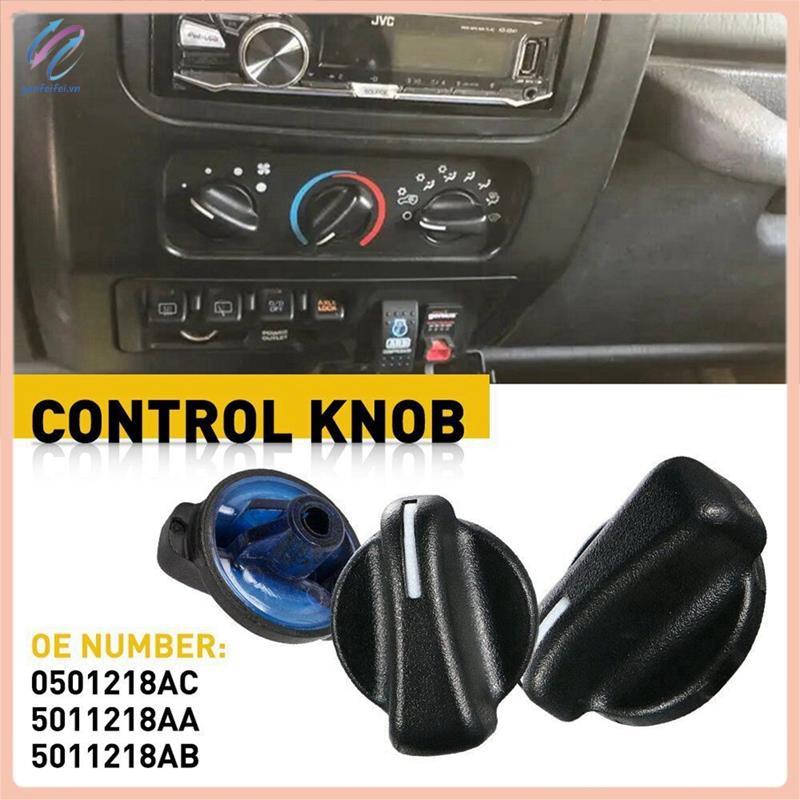 [yanfeifei.vn] 3 Chiếc Công Tắc Điều Khiển Khí Hậu Ô Tô Núm Quay Số Cho 1999-2005 05011218AC 1EJ51BD