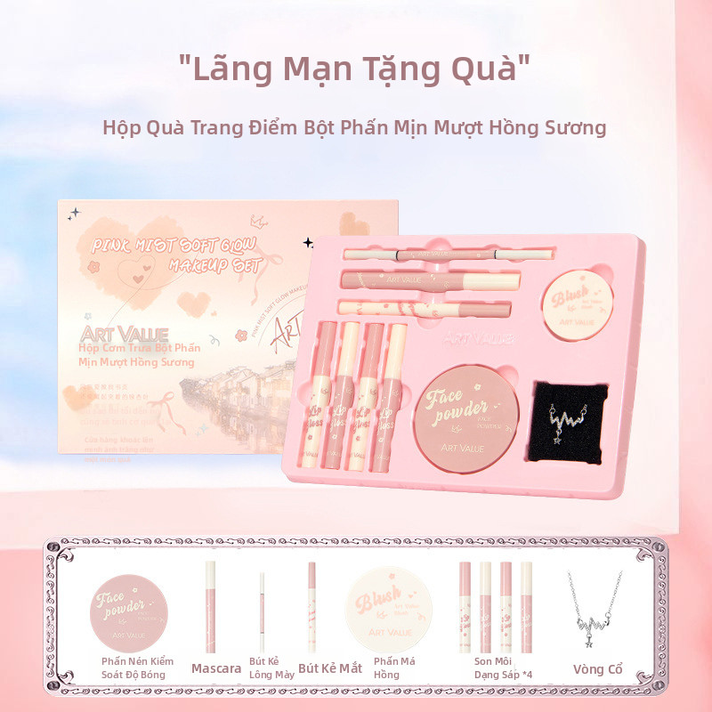 Bộ trang điểm mềm Art Value Powder Mist
