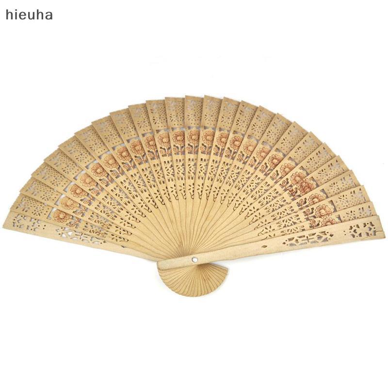 Pff Trung Quốc gấp tre oril bằng gỗ chạm khắc tay fan hâm mộ phù hợp với đám cưới Bridal Đảng CCD