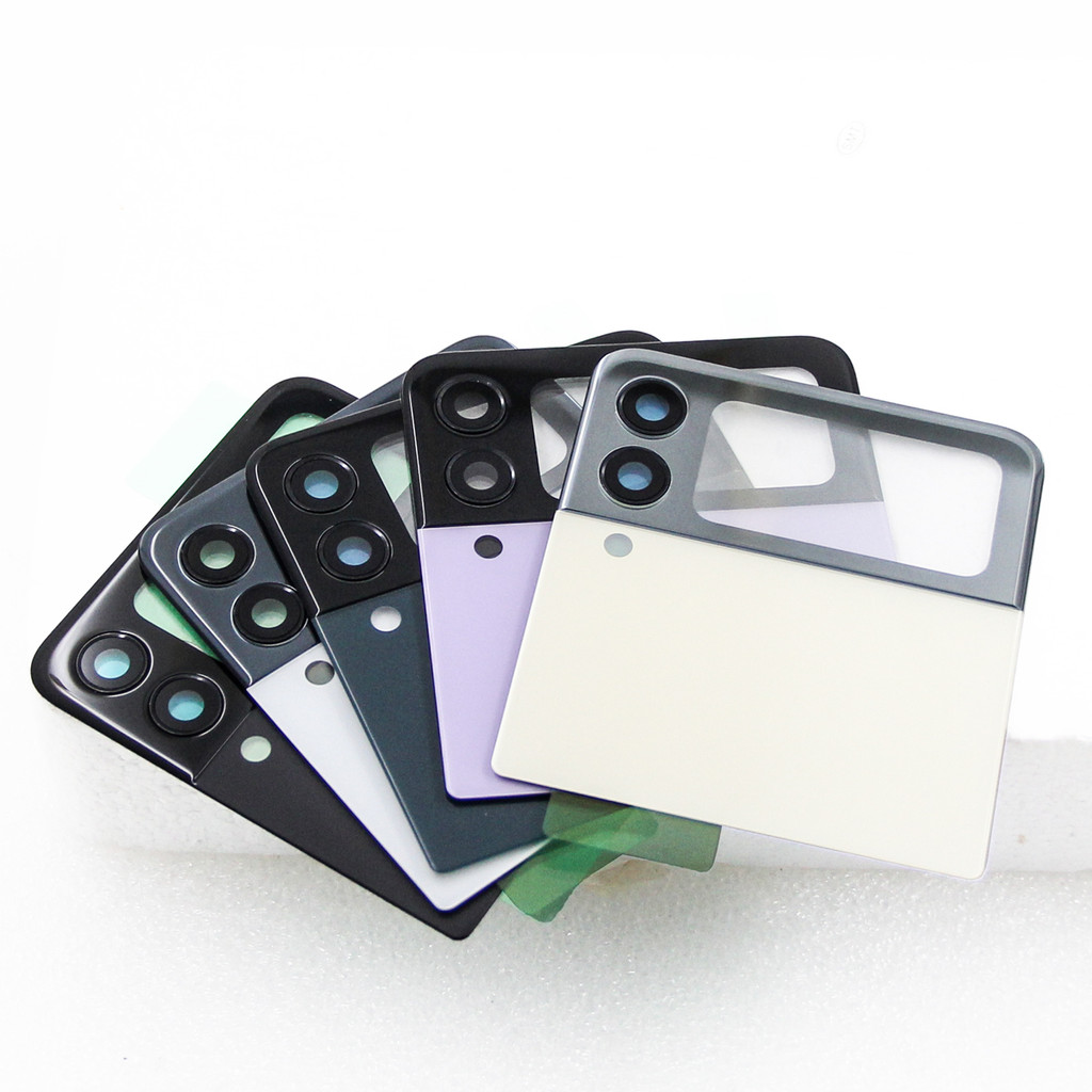 Dành Cho Samsung Z Flip3 F7110 / F711U / F711B / F711N Ốp điện thoại Kính Thay Thế Pin Cửa Sau Vỏ ﻿