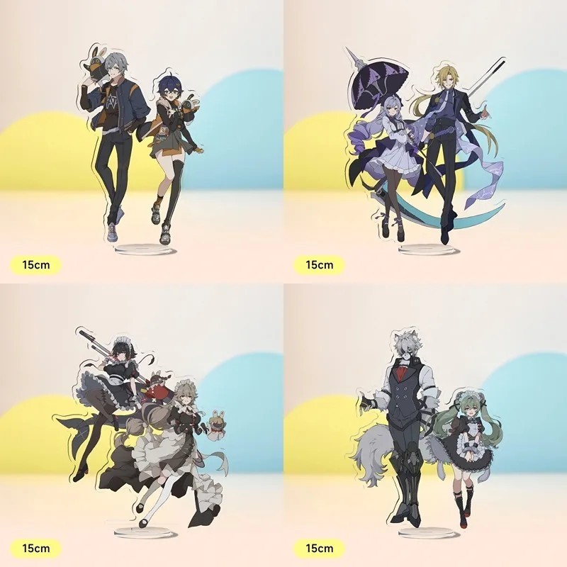 Standee Zenless Zone Zero mô hình mica acrylic ZZZ Ellen Joe Lycaon Belle Wise Corin Alexandrina 15c