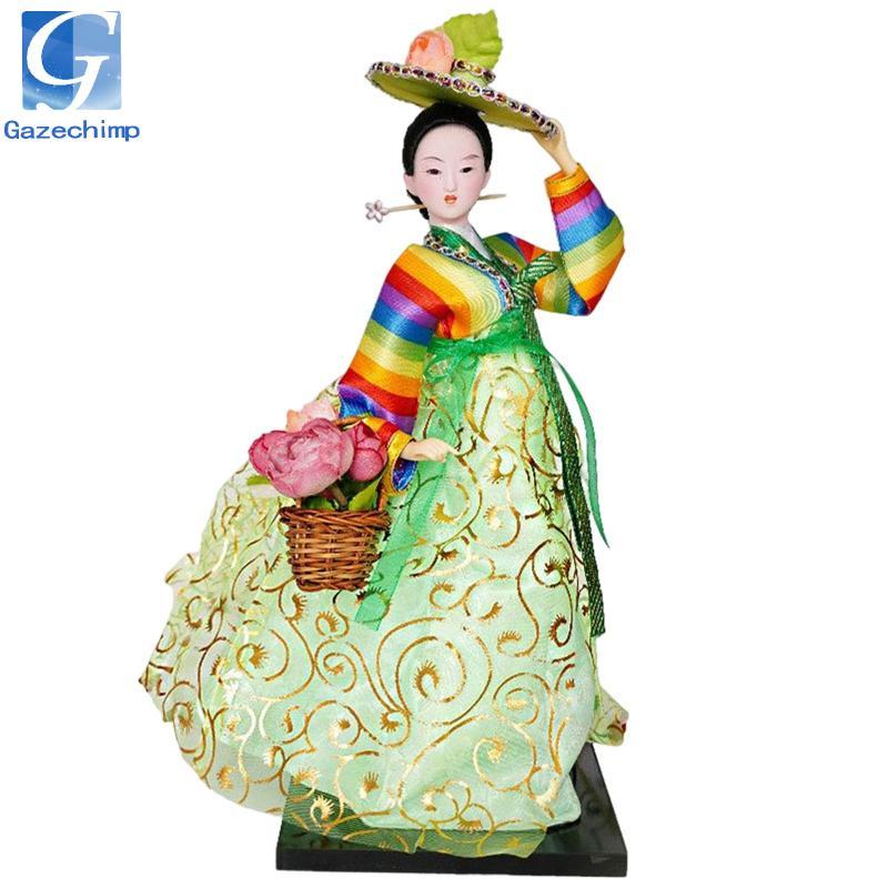 Gazechimp Geisha Tượng Hanbok Geisha Búp Bê Nữ Nhân Vật Geisha Cô Gái Sưu Tập Nhân Vật
