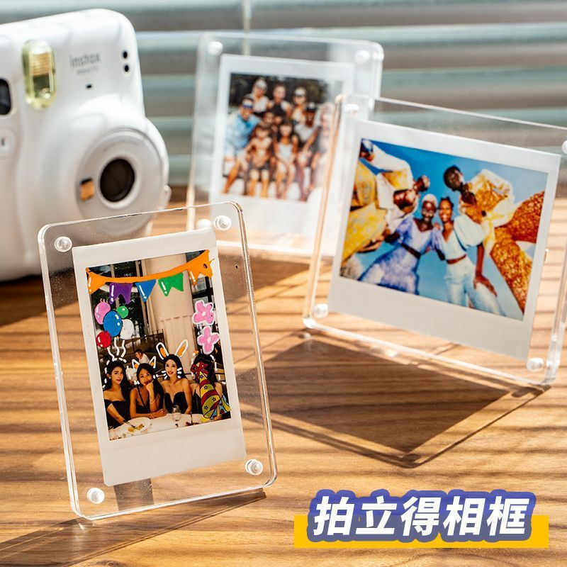 New Product#Fuji Instant Photo Album instax Square sq1/6/20/40Specialized acrylic photo frame magnet