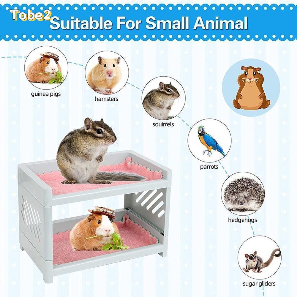 TOBE2 Pet Bunk Bed Hideout Corner Hedgehog Guinea Pig