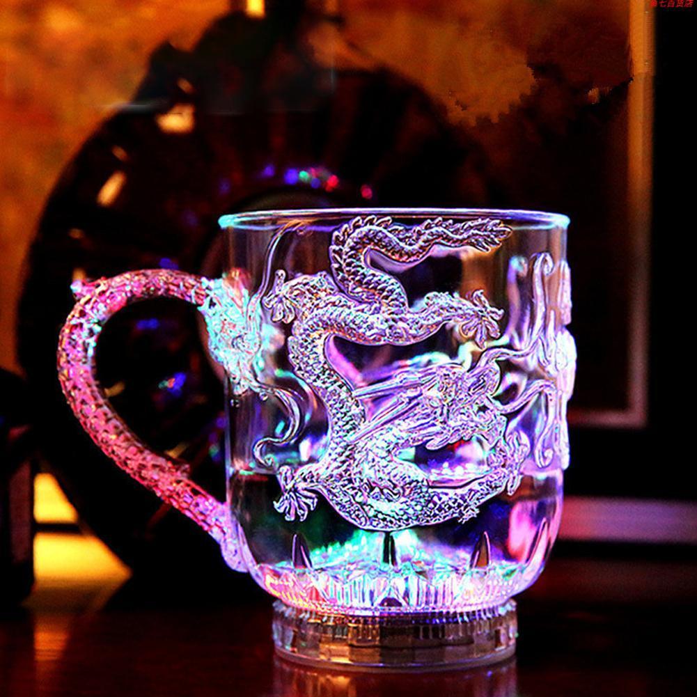 Flash Light Up Cups Đèn LED nhiều màu kích hoạt dạng lỏng cho lễ hội ngày lễ Sinh nhật Z8T9