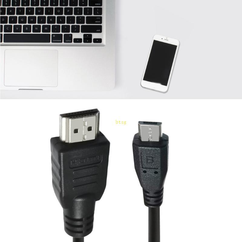 Btsg Micro USB Điện Thoại Sang Tivi Cáp Adapter 1080P HDTV Gương Sạc Cáp Cho Điện Thoại Thông Minh M