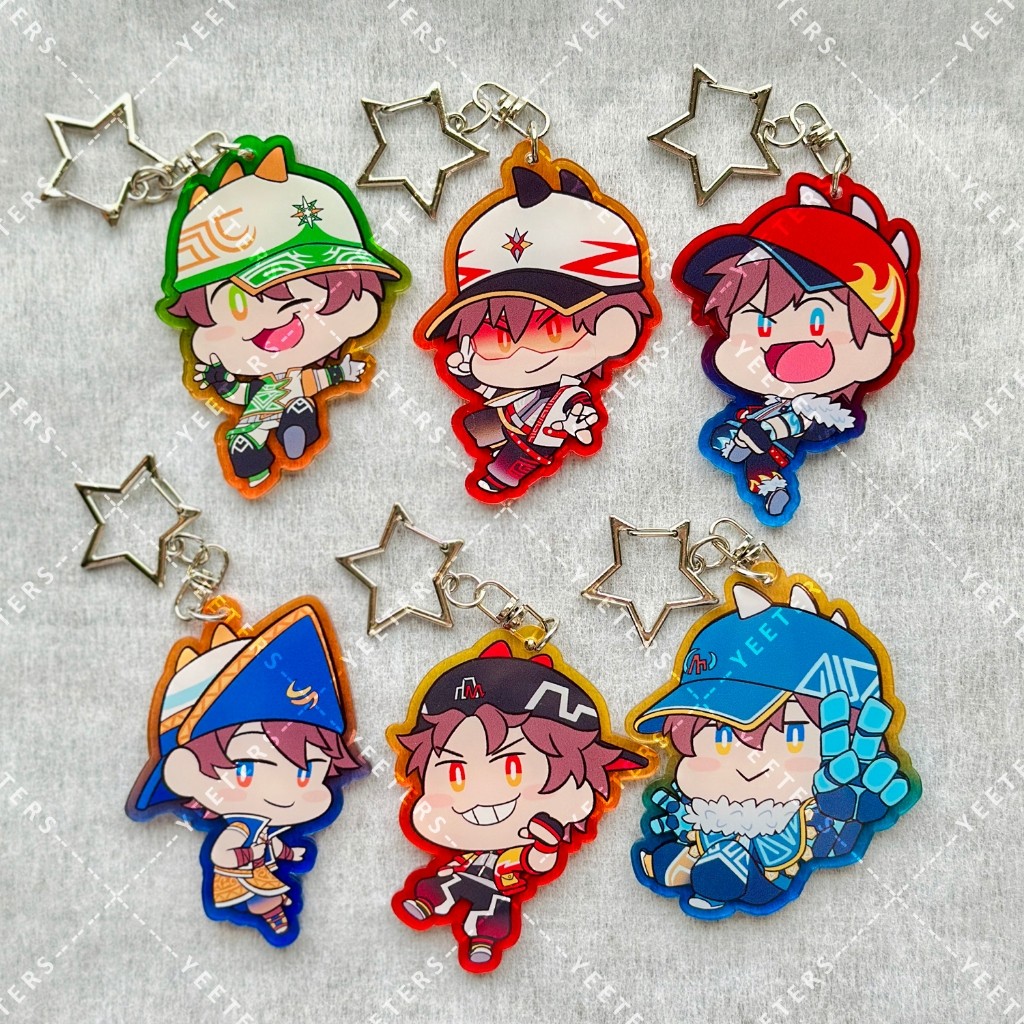 Boboiboy Galaxy Fusion - Acrylic Keychains