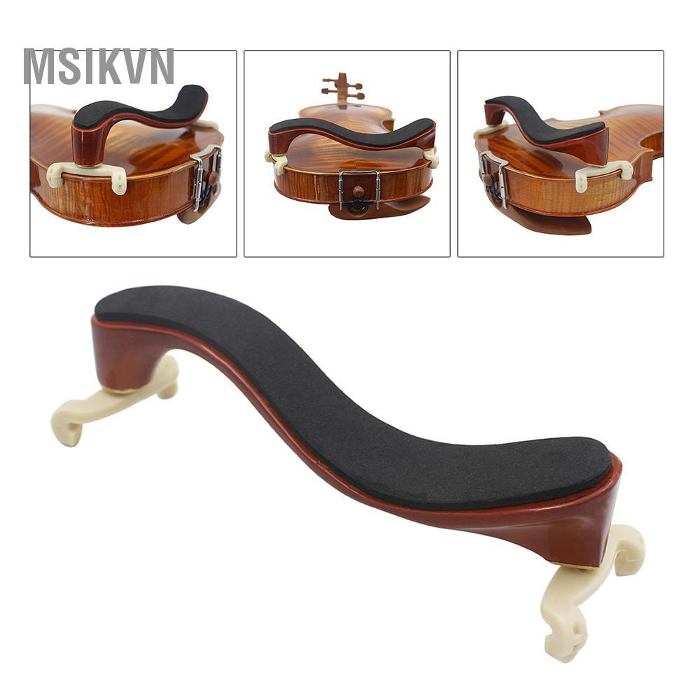 msikvn summina Gối kê vai đàn violon Gỗ phong cho đàn 3/4 4/4 kèm khăn lau