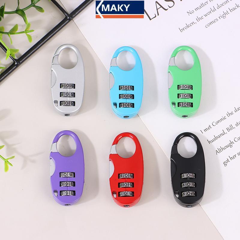 MAKY 3 Chữ Số Mật Khẩu Lo Ký Túc Xá Tủ Lo Bapa Dây Kéo Lo Hành Lý Padlo Di Động Mã Lo VN