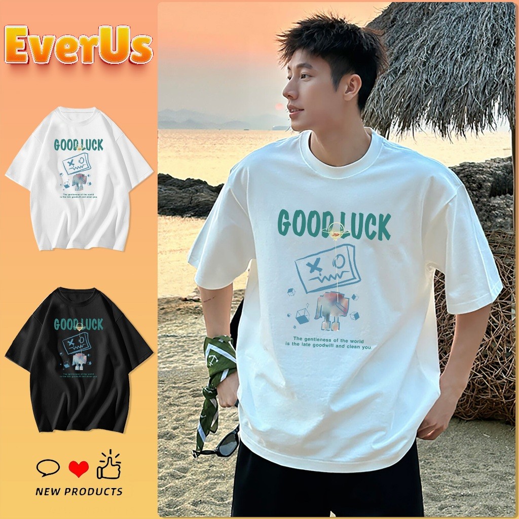 COD✅ (Hồ Chí Minh)RTOML  Áo thun nam Ivy League-kiểu Hàn Quốc，Vải cotton thấm mồ hôi và thoáng khí，C