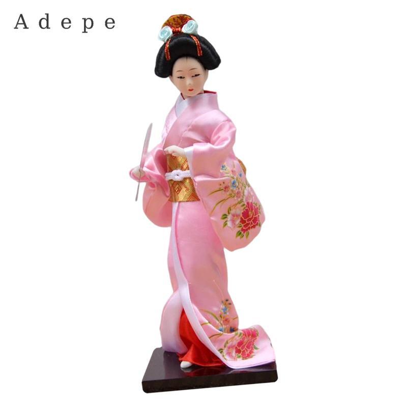 11 "Nhật Bản Kimono Geisha Châu Á Geisha Humanoid Girl Tượng Thanh Trang Trí