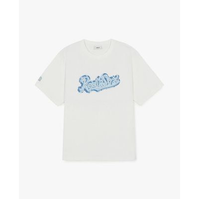 MLB - Áo thun unisex cổ tròn tay ngắn Monogram_3ATSM1063-43IVS