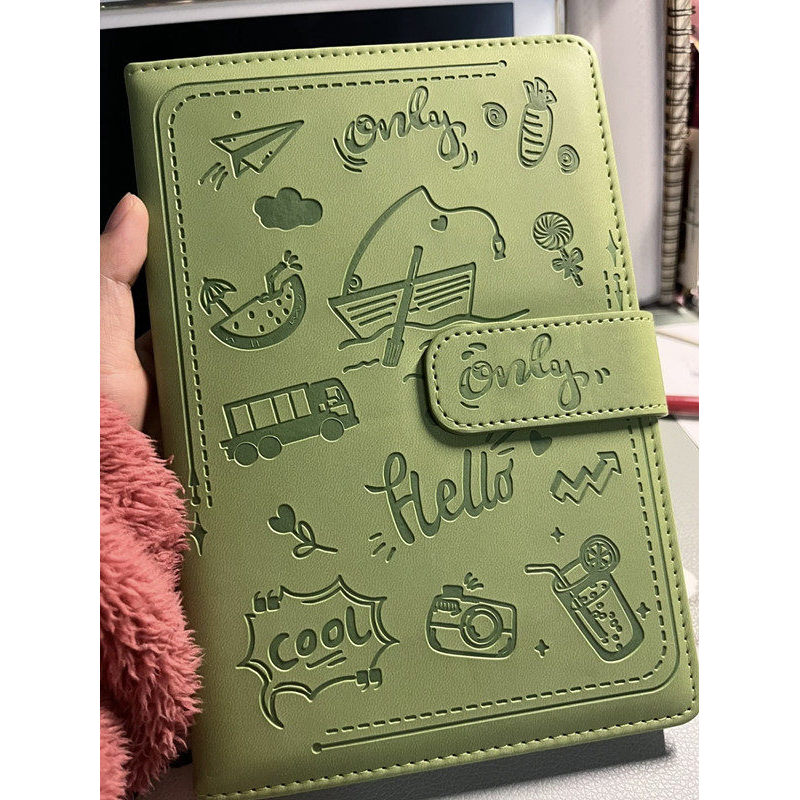 Matcha Green Notebook Niche Notepad A5 Nhật ký dày dặn Ghi chép công việc Notepad