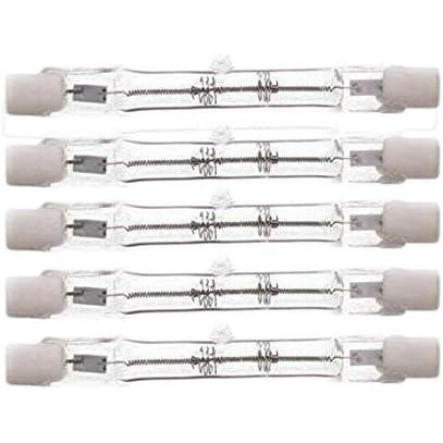 CTKcom 250-Watt 3.1-Inch T3 Bóng Đèn Halogen (5 Gói) - J Loại 78mm Hai Đầu 120 Volts 250 Watt T3 Bón