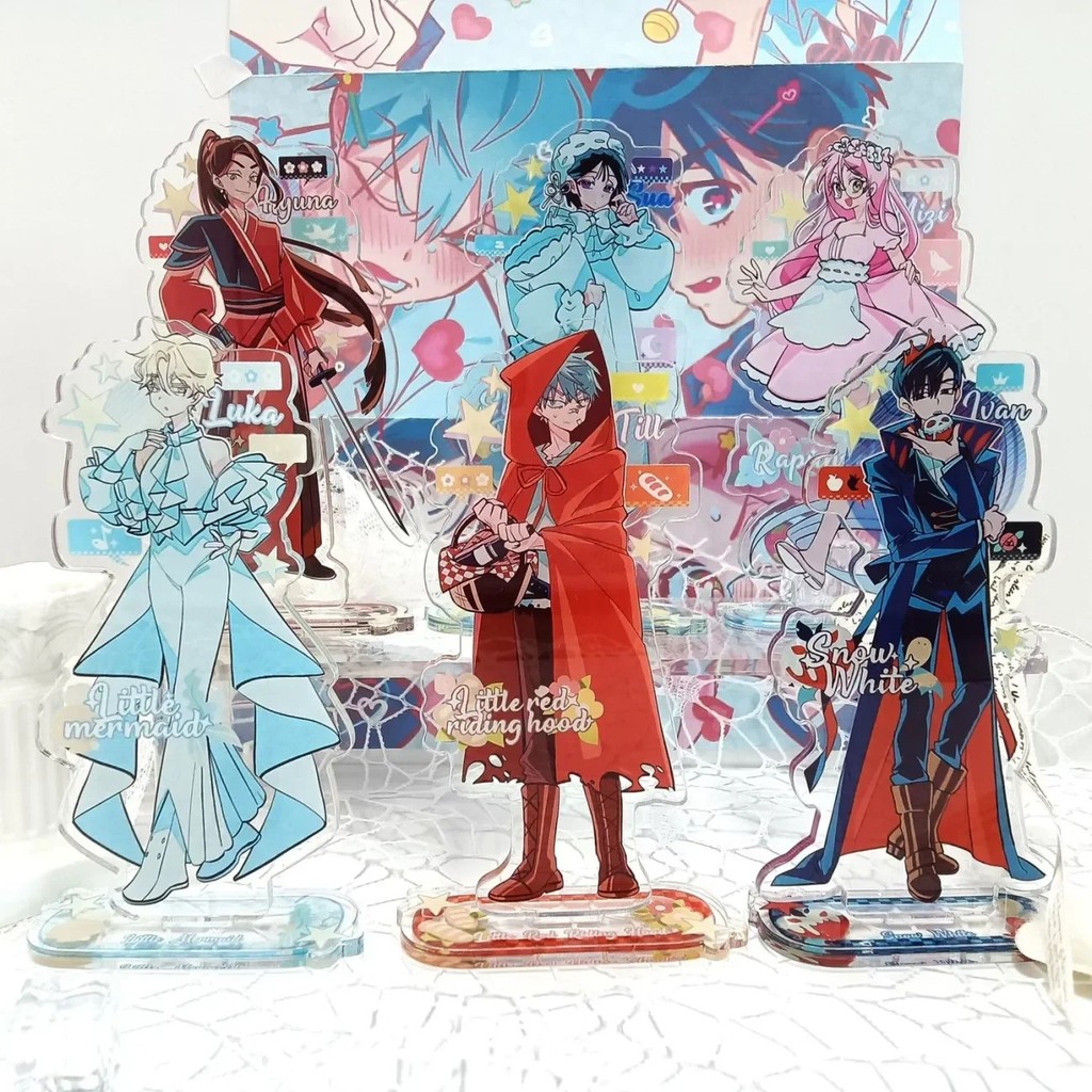 Standee Alien Stage ALNST mô hình Acrylic nhân vật Ivan Till Sua Mizi Luka Hyuna Fairy Tale Series d
