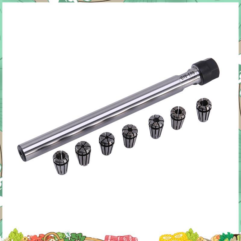 C10 Er8A 100L Collet Chuck Holder + 7 Cái Er8 Spring Collet Set