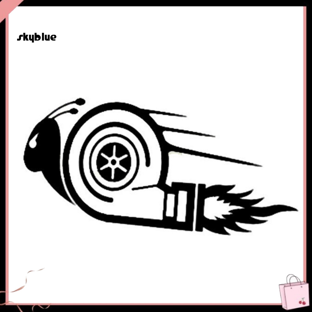 [Sy] Decal phản quang xe máy Turbo Snail Racing sành điệu