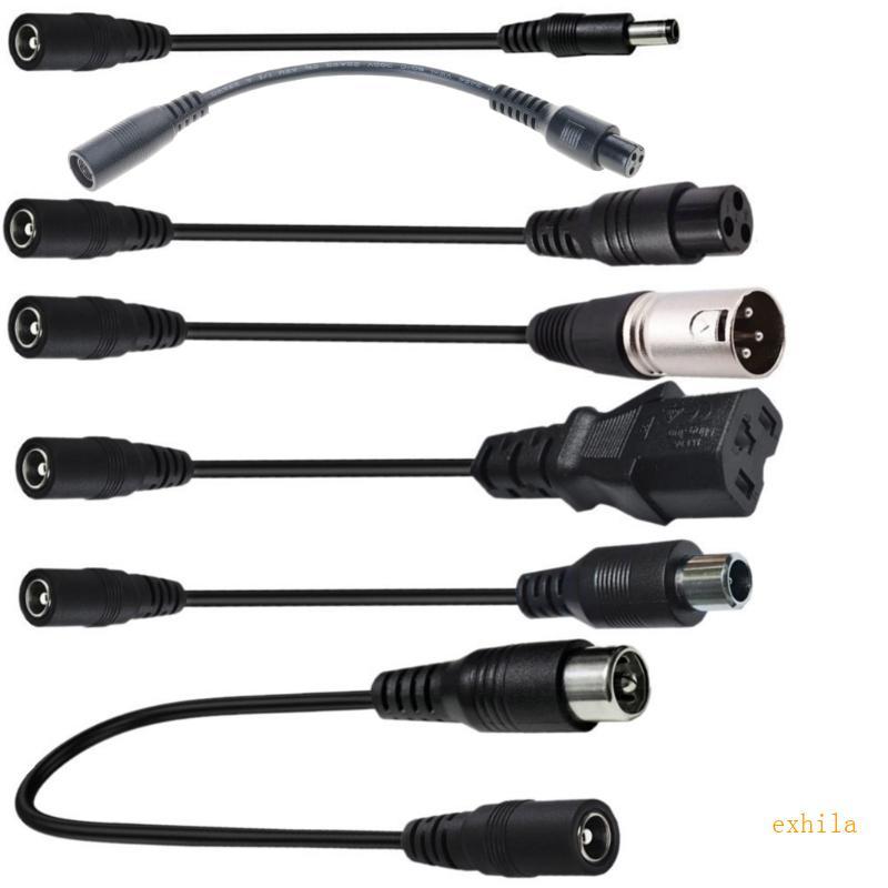 Copper Wire DC5521 Female to 3PIN Aviation Head Adapter Cable Converter Cord
