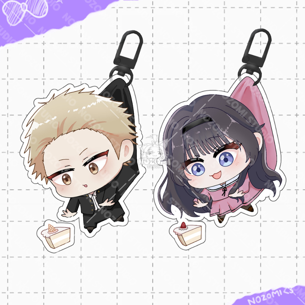 Ganci / Gantungan Kunci / Keychain Akrilik ANIME KAORU HANA WA RIN TO SAKU