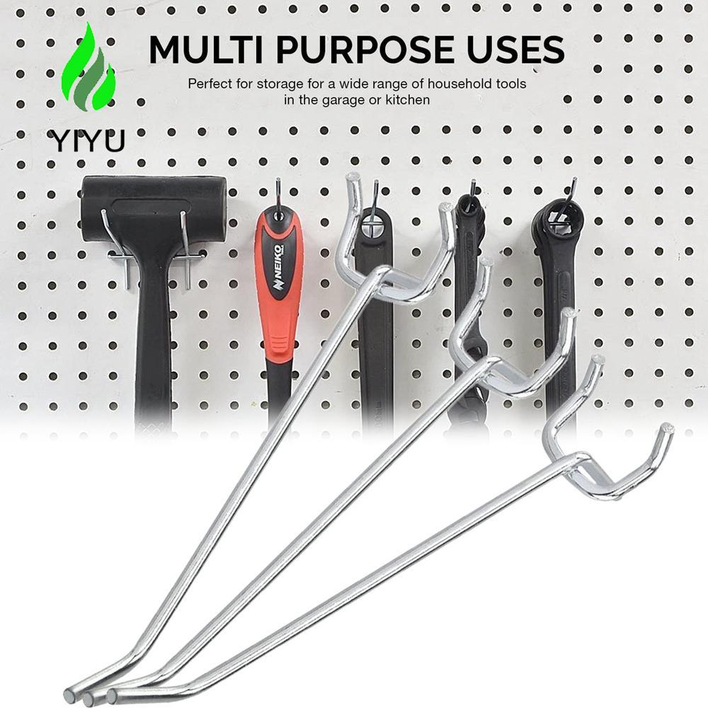 YIYU Tripod Hook Assortment Buckle cho Pegboard Stationary Shop 30 Chiếc Sắp Xếp