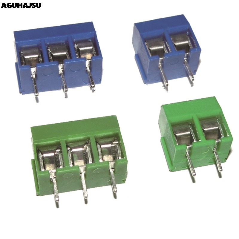 20 chiếc KF301-2P / KF301-3P KF301-5.0-2P KF301-5.0-3P KF301 5.08mm Đầu nối vít cắm