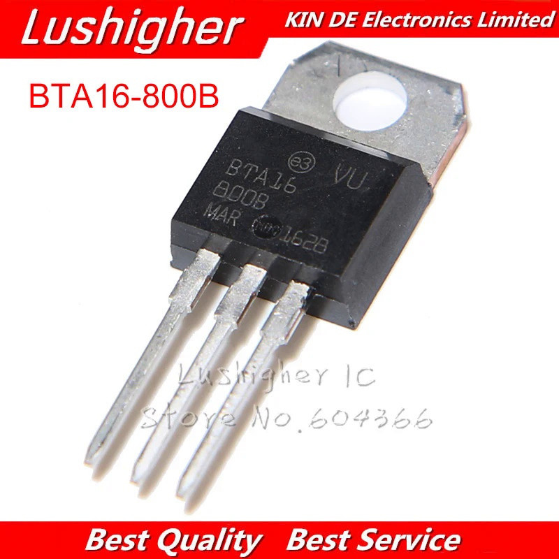 100 CÁI BTA16-800B đến 220 BTA16-800 đến 220 BTA16 600V 16A