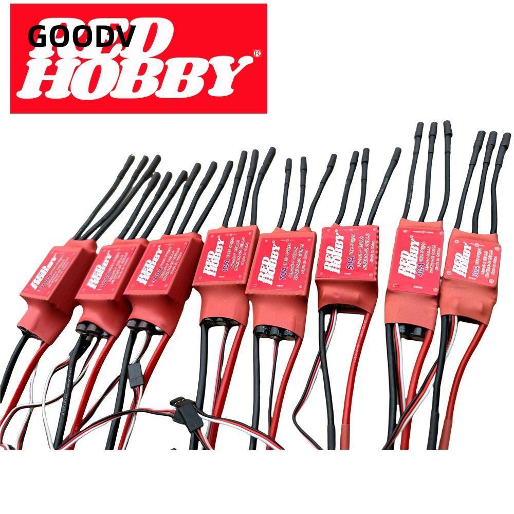 GOODV Brushless ESC, 3.5 / 4MM XT60 30A 40A 50A 80A 100A 120A 200A Bộ điều khiển tốc độ điện tử, Nhự