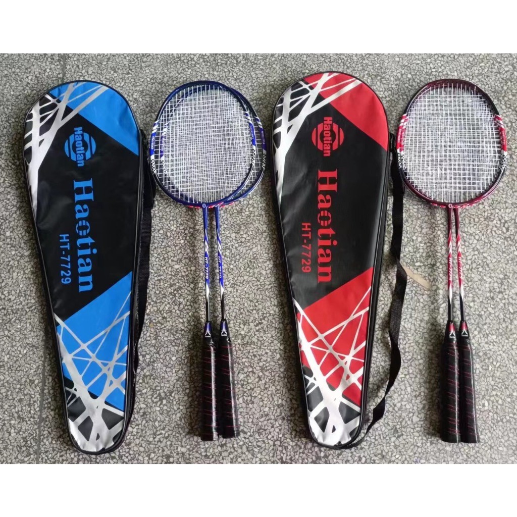 Bộ 2 Cây Vợt Cầu Lông Haotian HT-309, HT-7725, HT-7728, HT-7729 Tặng Kèm Bao Vợt, Sản Phẩm Nhập Chín