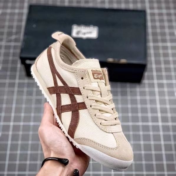 Onitsuka Mexico 66 Lớp Đầu Tiên Da Cừu mexico66 Nam Nữ Thể Thao Cổ Điển Giày Thể Thao Retro