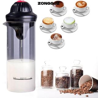 Máy tạo bọt cà phê ZONGGJZ, Cốc tạo bọt sữa điện dung tích lớn hoạt động bằng một cú nhấp chuột, di động với 3 đầu Cốc khuấy điện Nhà bếp tại nhà