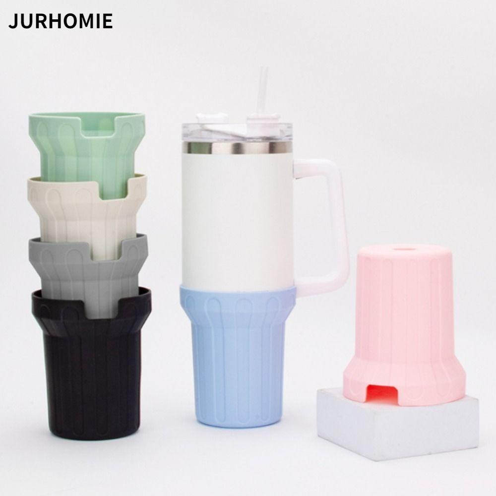 JURHOMIE Tumbler Đáy Boot, Tay Chai Nước Silicon, Phụ Kiện Tumbler Mềm Chống Trơn Trượt Thảm Bảo Vệ 