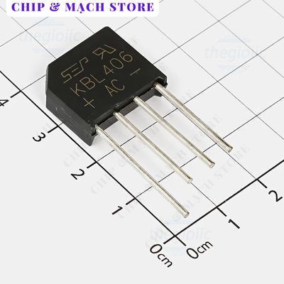[5 Cái]- KBL406 Diode Cầu Chỉnh Lưu 600V 4A Chip & Mạch Store