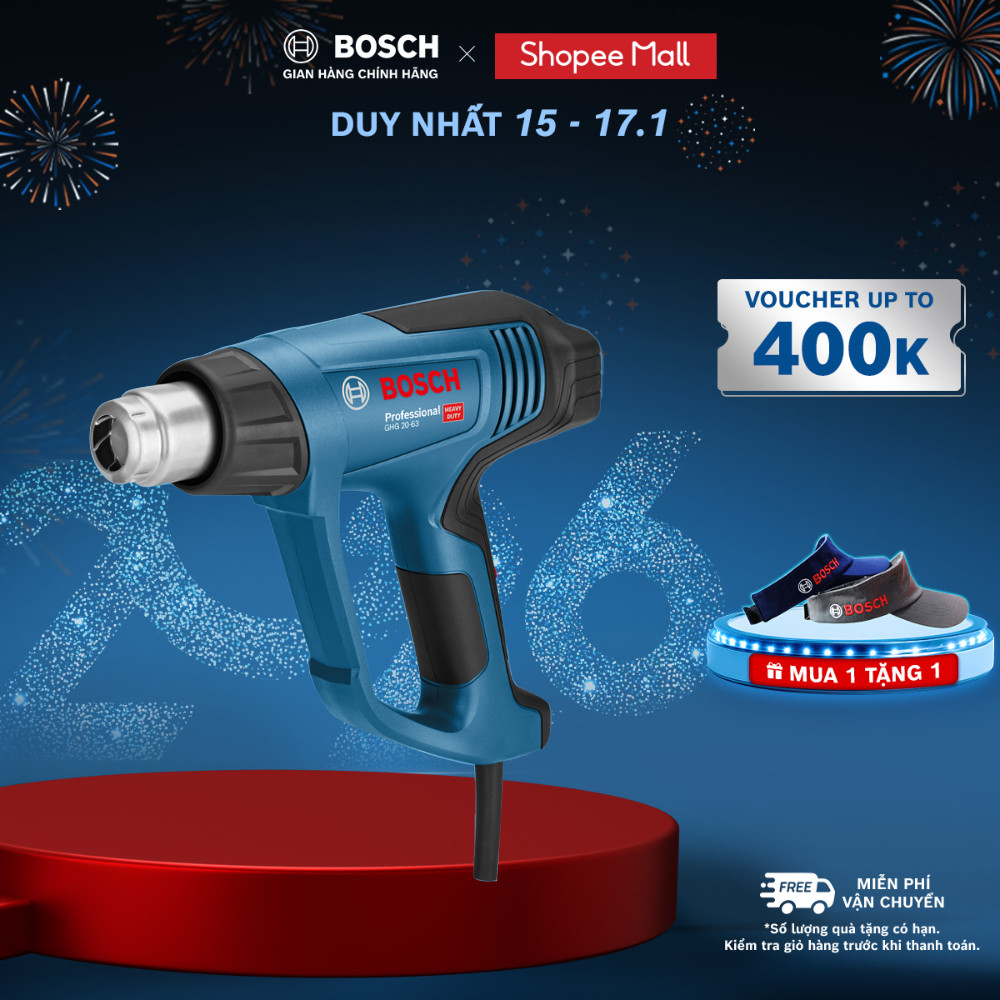 Máy thổi hơi nóng Bosch GHG 20-63