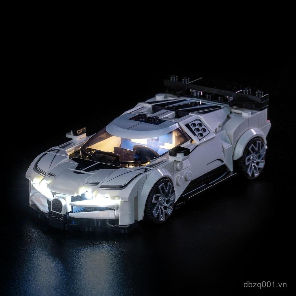 Bộ đèn Led nâng cấp Tương thích với Lego Speed Champions Bugatti Centodieci Hyper Sports Car Buildin