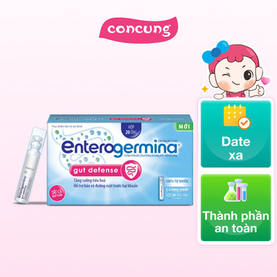 Combo 2 Thực phẩm bảo vệ sức khỏe Men vi sinh Enterogermina Gut Defense