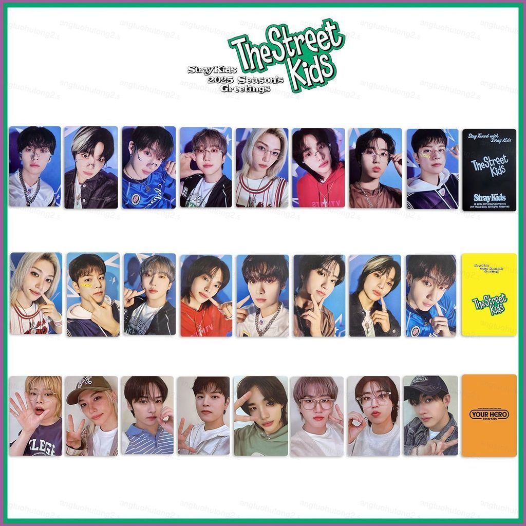 HT2 8 Cái / bộ STRAY KIDS THE STREET KIDS LOMO Card Lee Biết HERO Bưu Thiếp Bộ Sưu Tập Ngôi Sao Ngoạ