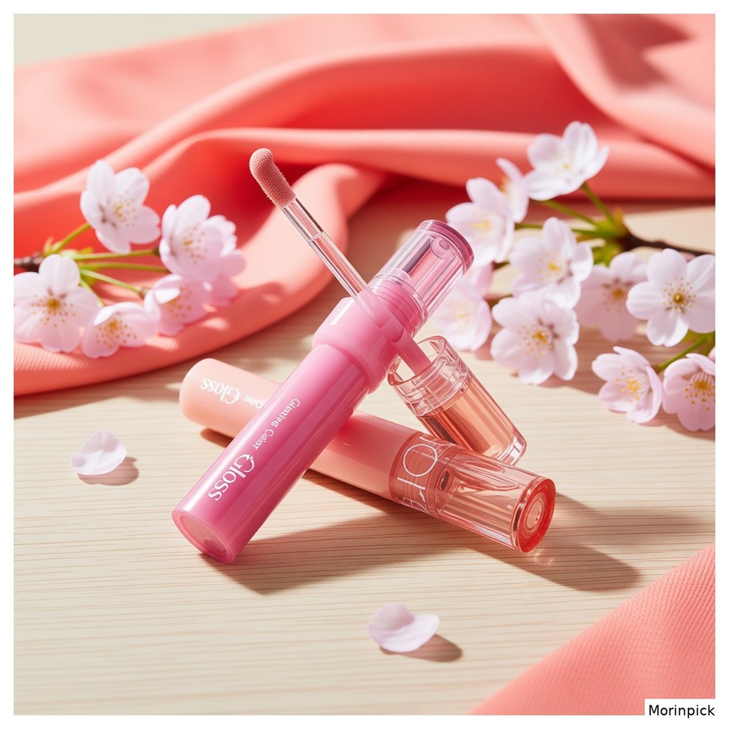 [Romand] Glasting Color Gloss 4g - 08 Cherry Up / Hàn Quốc Gloss / Vibrant Shine / Authentic 100% củ