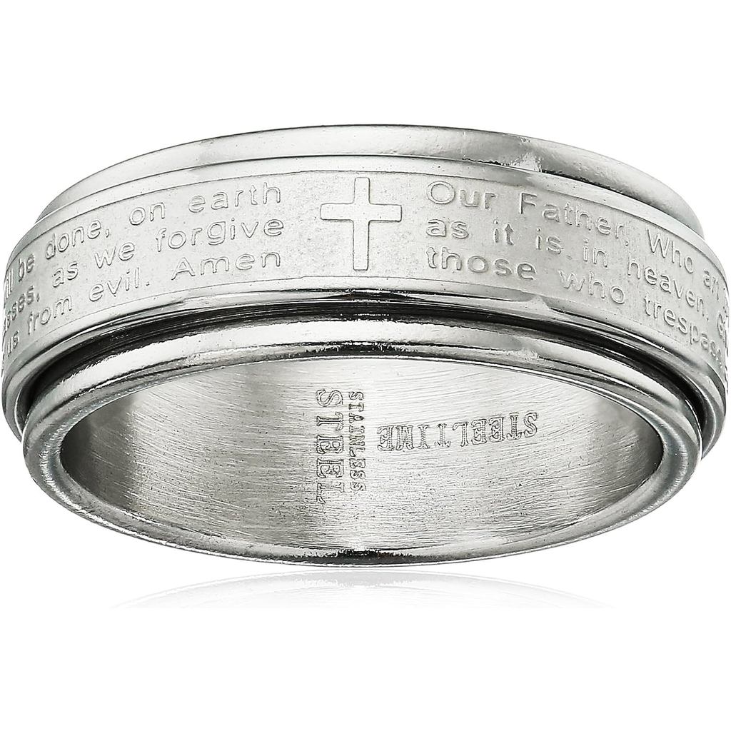 Nhẫn Quay Nam Mạ Vàng 18K, Băng Nhẫn Chúc Phúc