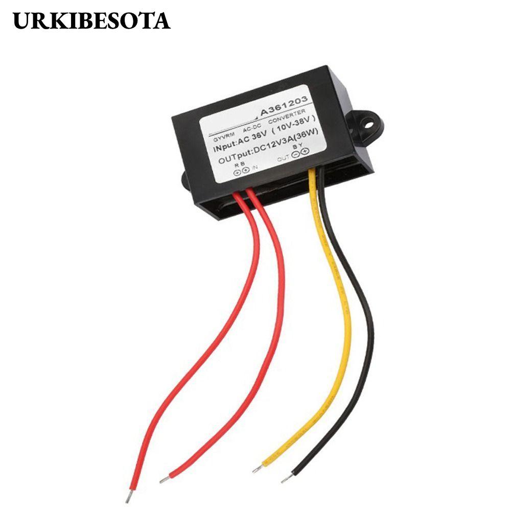 Bộ chuyển đổi nguồn AC DC URKIBESOTA, Mô-đun cấp nguồn AC36V sang DC12V 36W, Đầu ra ổn định Đầu ra 3