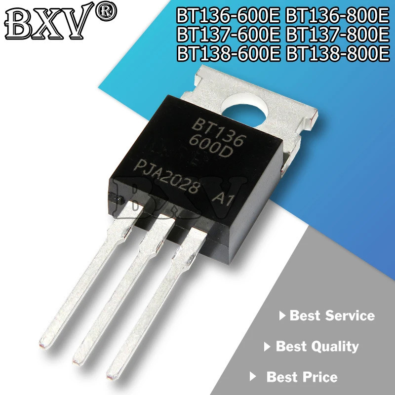 10 Cái / Lô BT136-800E BT136 BT136-800 800V 4A BT136-600E BT137-600E BT137-800E BT138-600E BT138-800