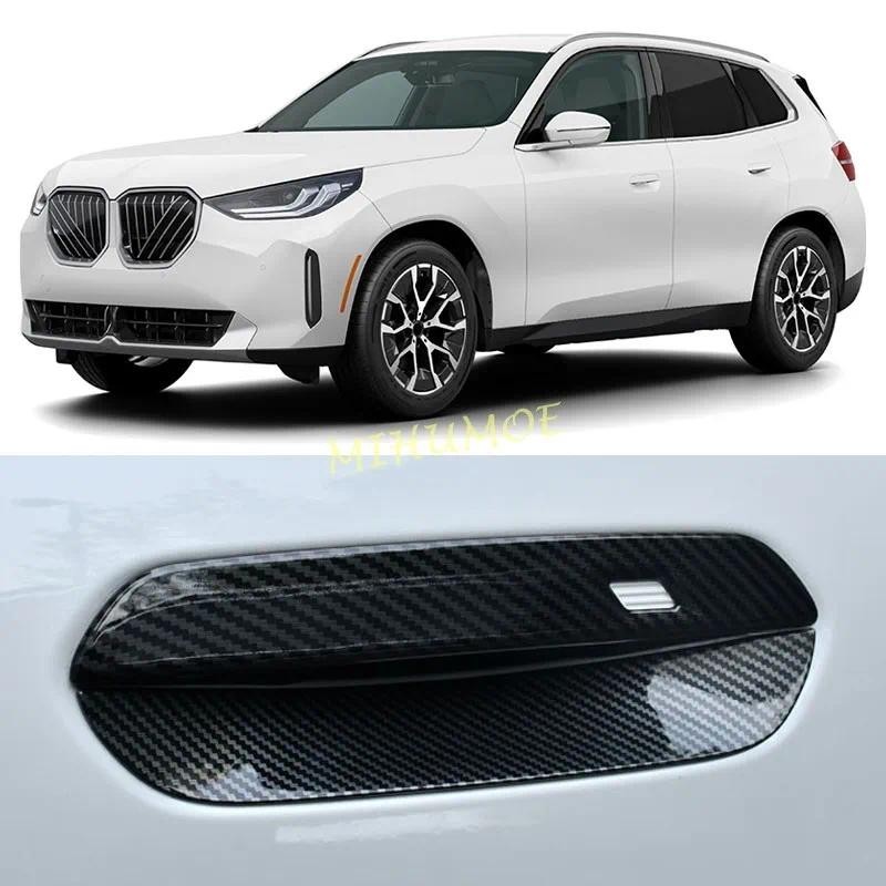 Sợi Carbon Bên Ngoài Tay Nắm Cửa Có & Bát Cốc Viền Cho Xe BMW X3 G45 2025 2026 Phụ Kiện Xe Hơi