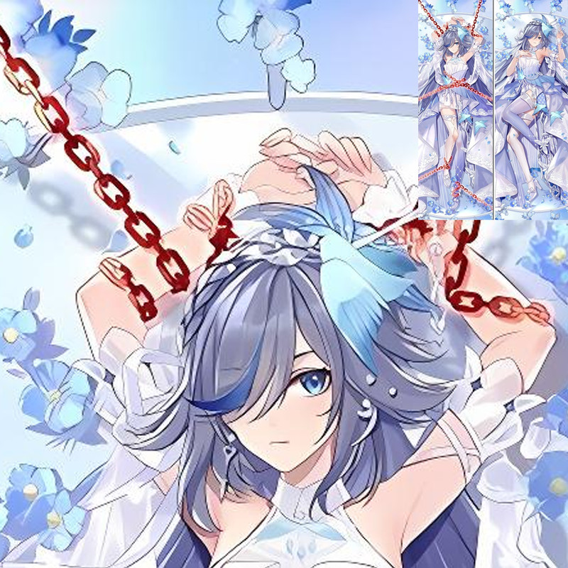 Honkai Impact 3 Fu Hua Anime Gối Anime Ngắn Vỏ Gối Hai Mặt Chăn Ga Gối Manga Quà Tặng Sinh Nhật