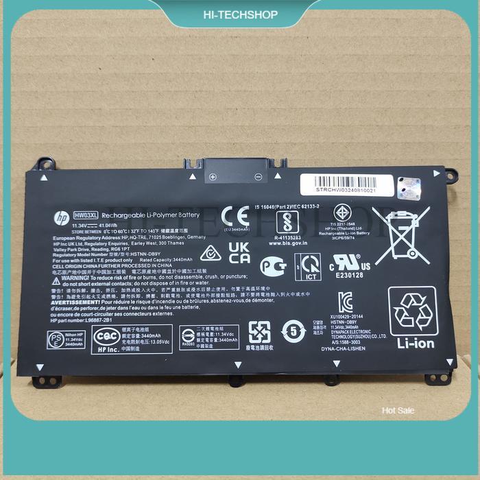 ⭐ ⭐[ZIN] Pin laptop HP  240 G9 245 G9 250 G9 255 G8 255 G9 470 HW03XL
