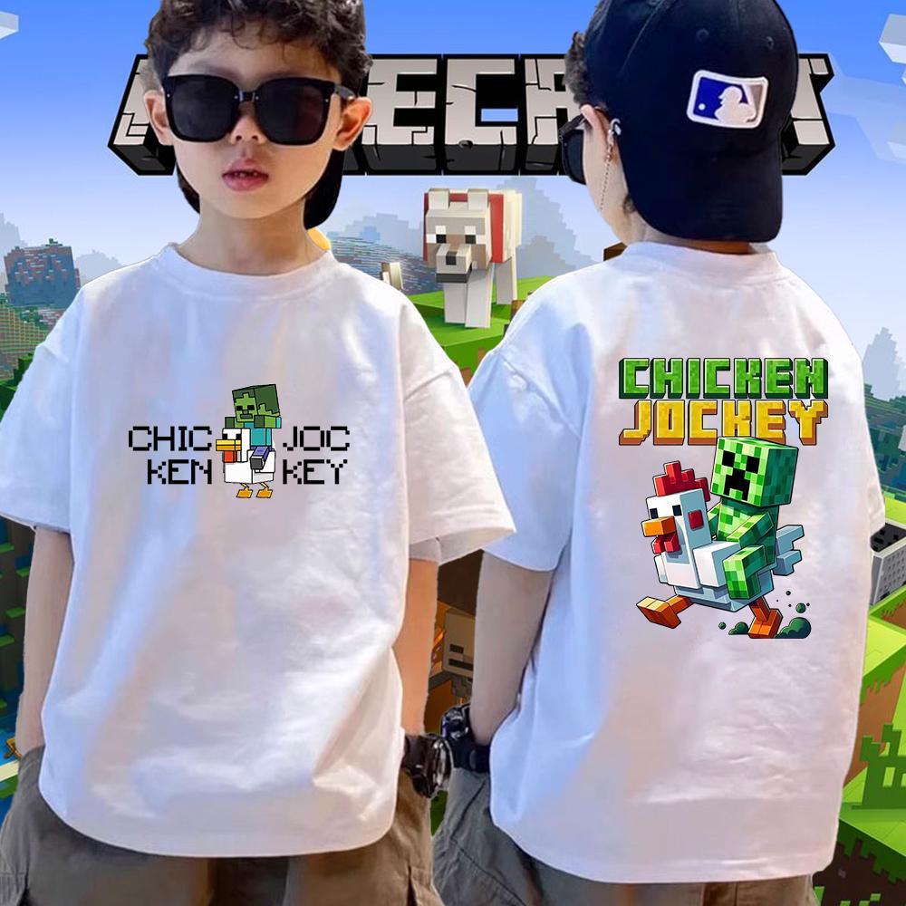 Thich Hop 1-11 Tuoi, Minecraft, Bong, Thanh Toan STOK TEMPATAN, Ao Thun Ngan Tay