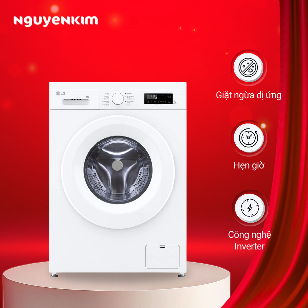 Máy giặt LG Inverter cửa ngang 9 kg FB1209S5W