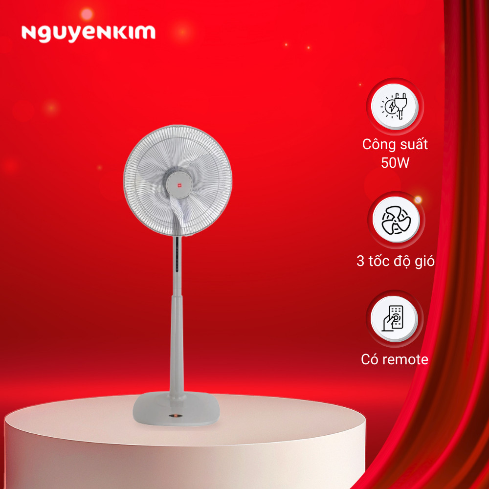 Quạt đứng KDK M40K Xám - Công suất 50W
