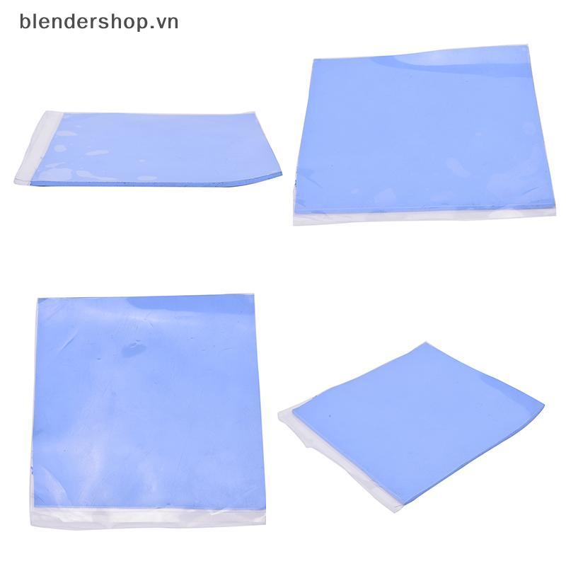 Blendershop.vn Blue GPU CPU Tản nhiệt Làm mát Tấm silicon dẫn nhiệt 100mmx100mmx2mm VN